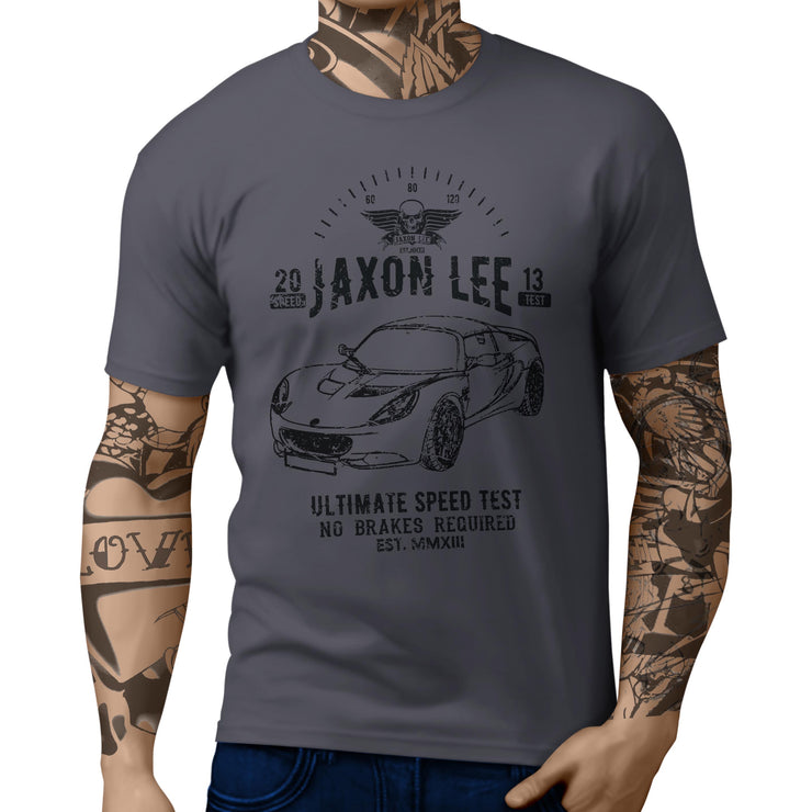 JL Speed Illustration For A Lotus Elise Motorcar Fan T-shirt