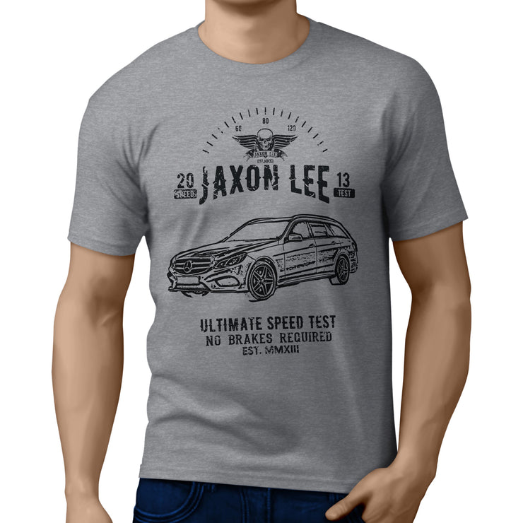 JL Speed Illustration For A Mercedes Benz E Class Motorcar Fan T-shirt