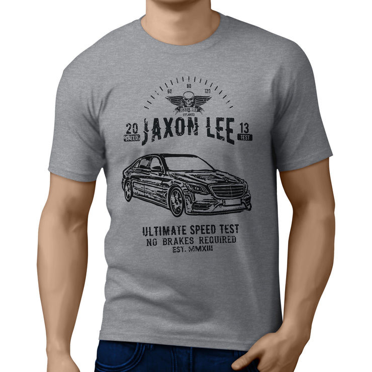 JL Speed Illustration For A Mercedes Benz S Class Motorcar Fan T-shirt