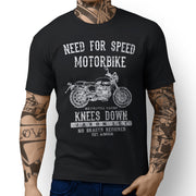 JL Speed Illustration For A Moto Guzzi V7II Stornello Motorbike Fan T-shirt