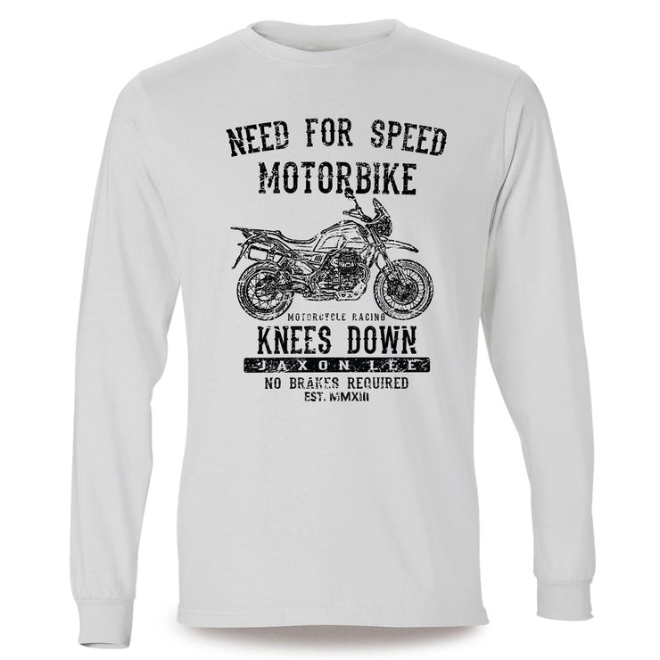 JL Speed Illustration For A Moto Guzzi V85 TT Motorbike Fan LS-Tshirt