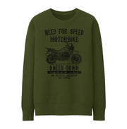 JL Speed Illustration For A Moto Guzzi V85 TT Motorbike Fan Jumper