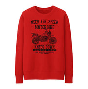 JL Speed Illustration For A Moto Guzzi V85 TT Motorbike Fan Jumper