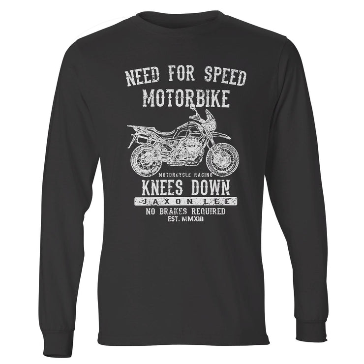 JL Speed Illustration For A Moto Guzzi V85 TT Motorbike Fan LS-Tshirt