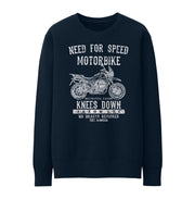 JL Speed Illustration For A Moto Guzzi V85 TT Motorbike Fan Jumper