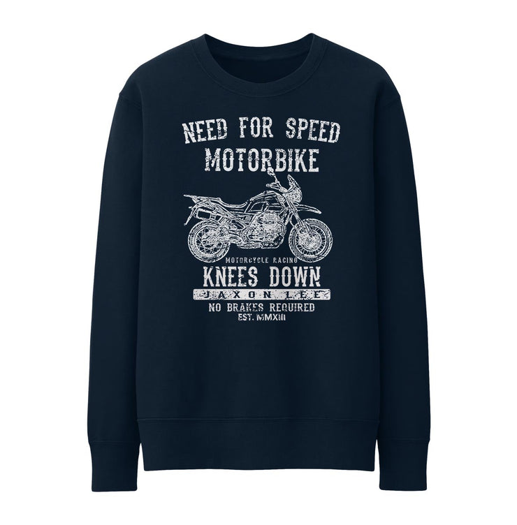 JL Speed Illustration For A Moto Guzzi V85 TT Motorbike Fan Jumper