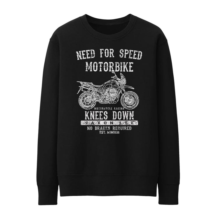 JL Speed Illustration For A Moto Guzzi V85 TT Motorbike Fan Jumper