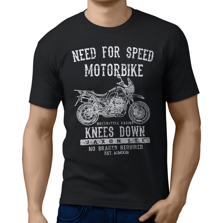 JL Speed Illustration For A Moto Guzzi V85 TT Motorbike Fan T-shirt