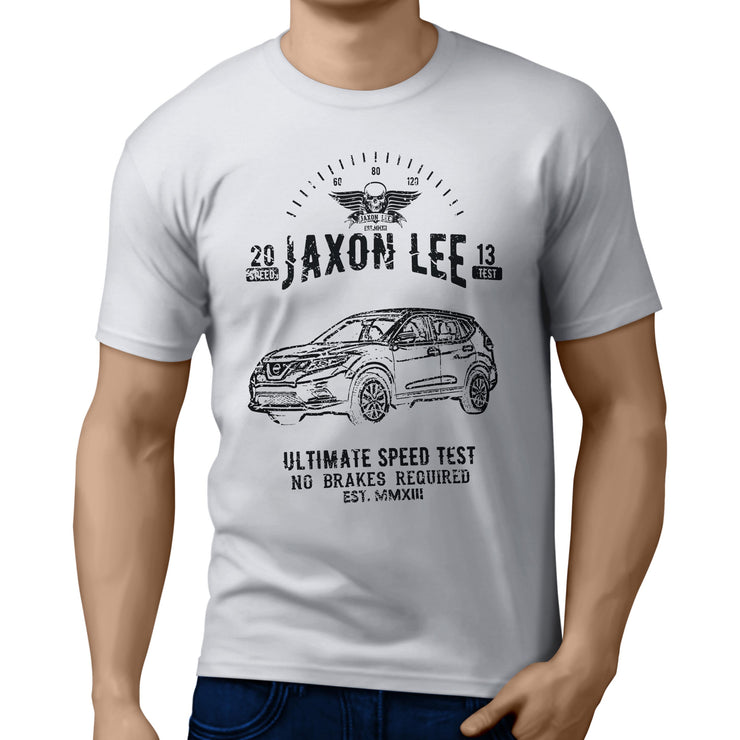 JL Speed Illustration For A Nissan Rogue Motorcar Fan T-shirt
