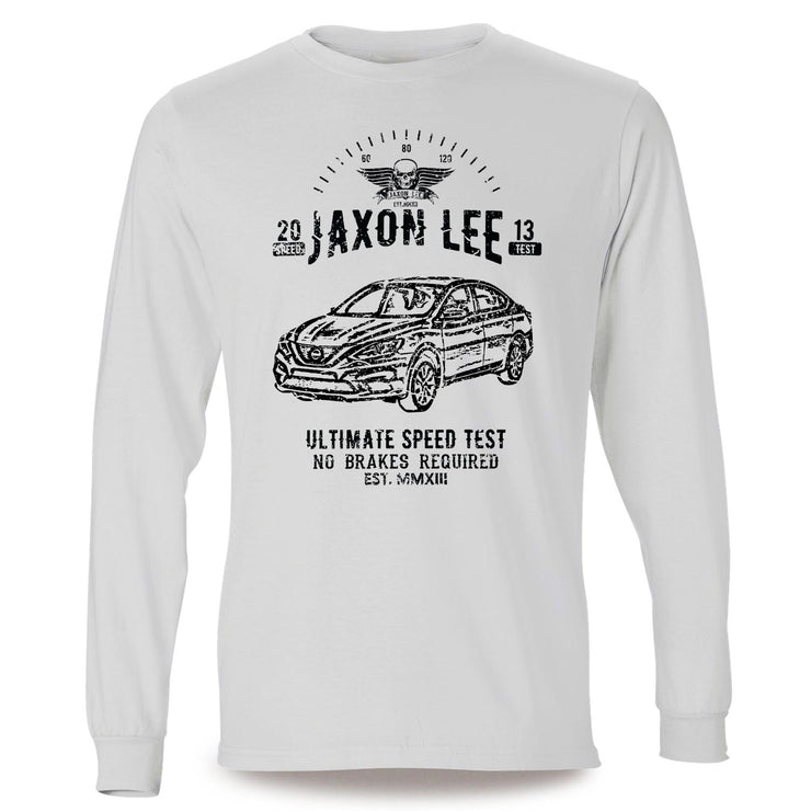 JL Speed Illustration For A Nissan Sentra Motorcar Fan LS-Tshirt