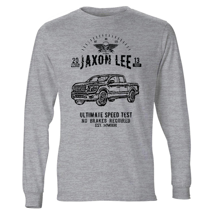 JL Speed Illustration For A Nissan Titan Motorcar Fan LS-Tshirt