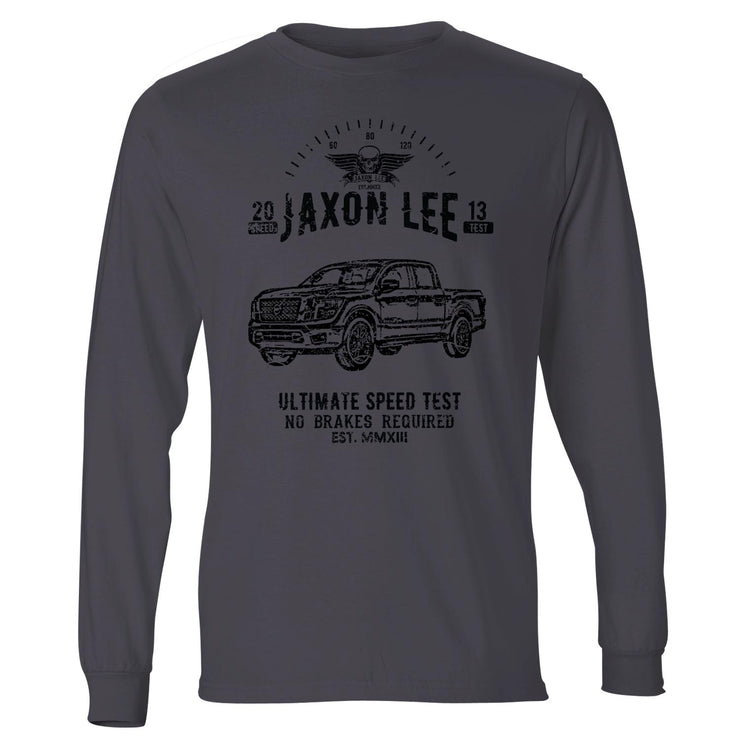 JL Speed Illustration For A Nissan Titan Motorcar Fan LS-Tshirt