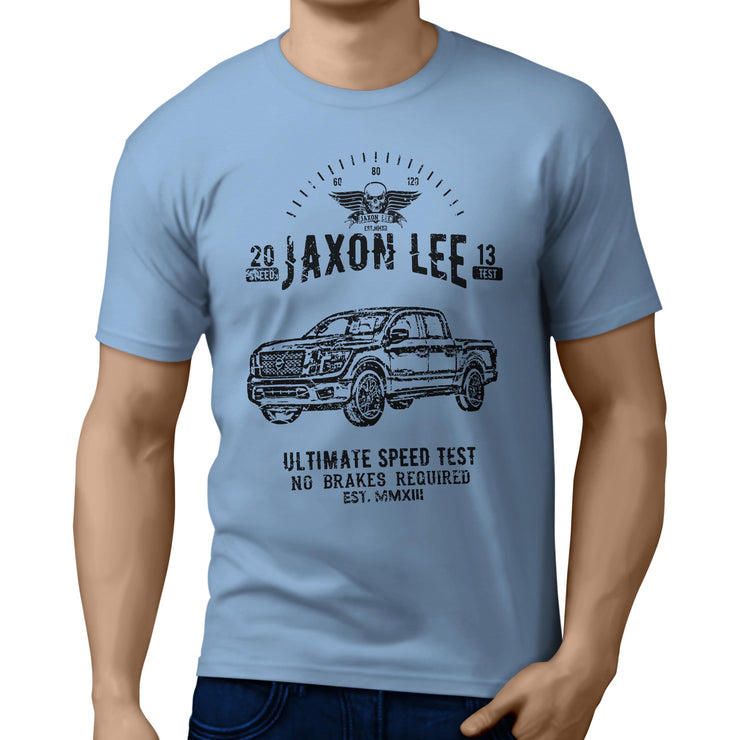 JL Speed Illustration For A Nissan Titan Motorcar Fan T-shirt