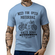 JL Speed Illustration For A Norton Manx Motorbike Fan T-shirt