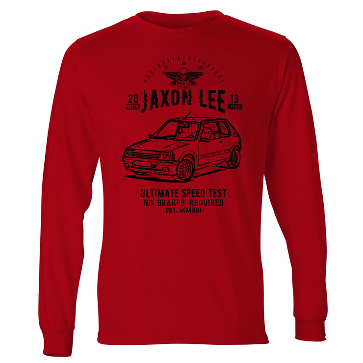 JL Speed Illustration For A Peugeot 205 GTI Motorcar Fan LS-Tshirt
