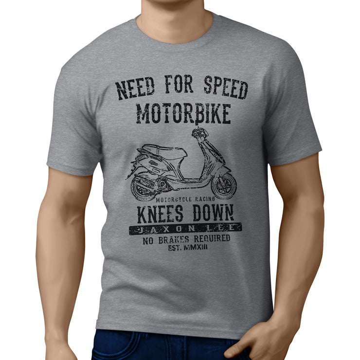 JL Speed Illustration For A Piaggio Zip 50 4T Motorbike Fan T-shirt