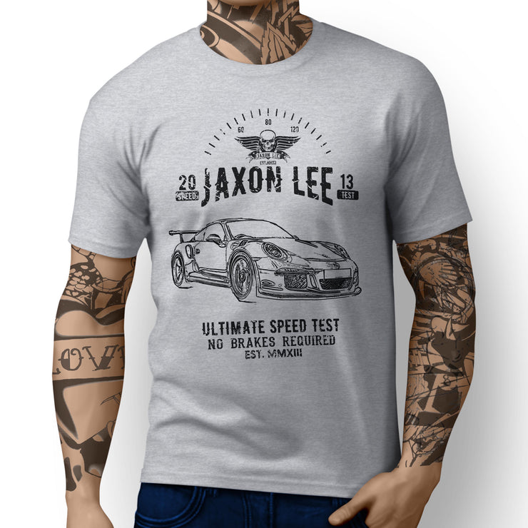 JL Speed Illustration for a Porsche 911 GT3 RS fan T-shirt