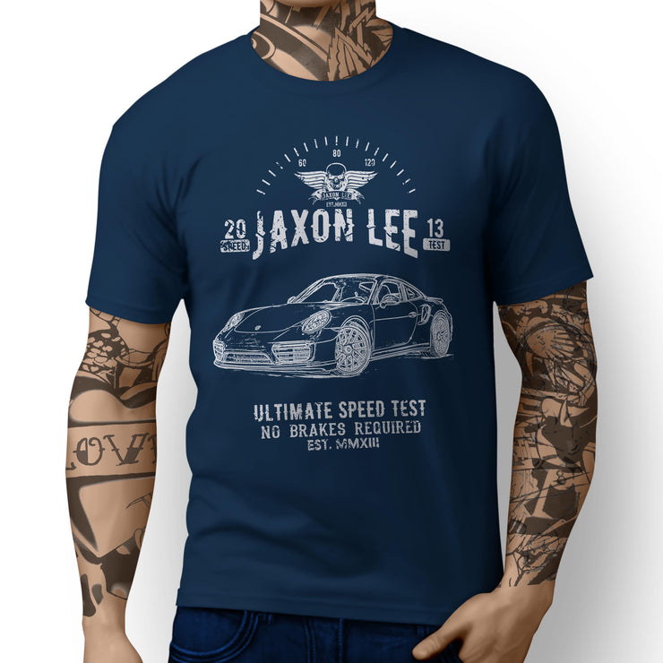 JL Speed Illustration for a Porsche 911 Turbo 2017 fan T-shirt