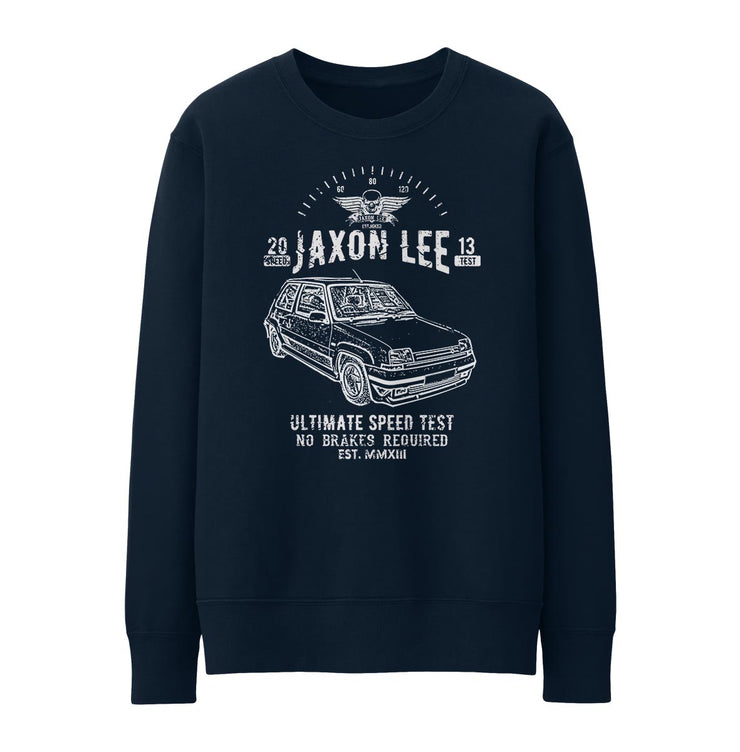 JL Speed Illustration For A Renault 5 GT Turbo Motorcar Fan Jumper