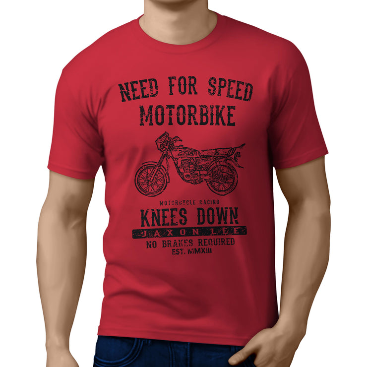 JL Speed Illustration For A Skygo Wizard 125 Motorbike Fan T-shirt