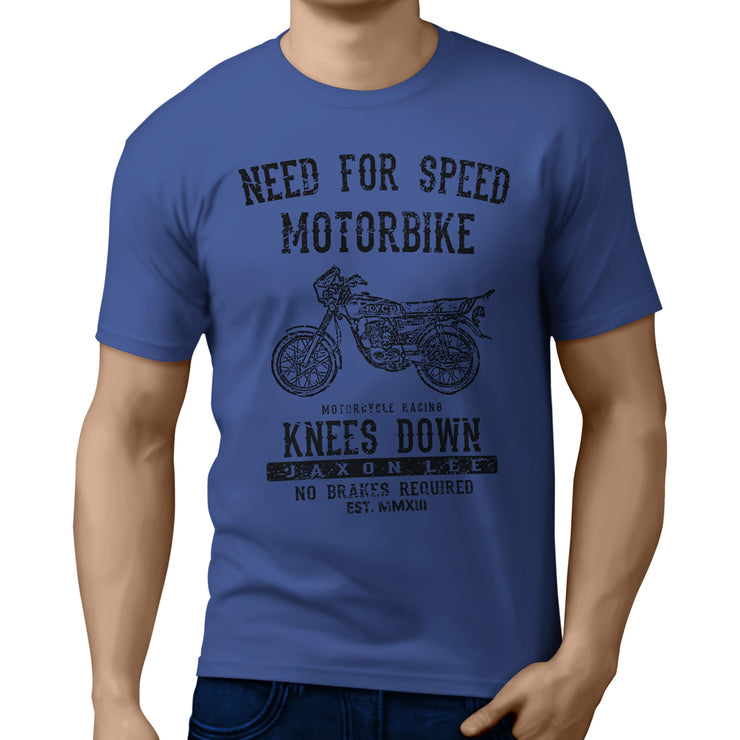 JL Speed Illustration For A Skygo Wizard 125 Motorbike Fan T-shirt