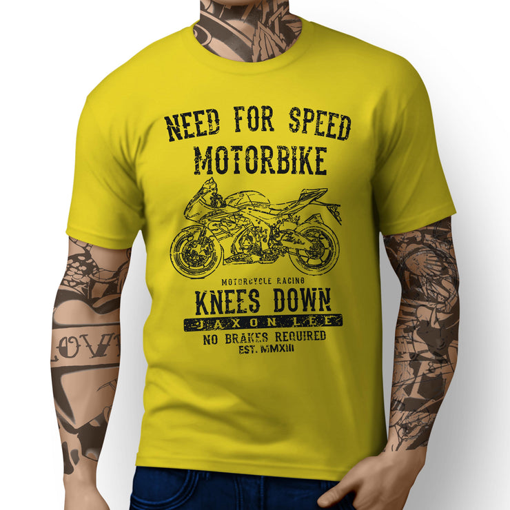 JL Speed Illustration For A Suzuki GSXR 1000 R 2017 Motorbike Fan T-shirt