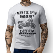 JL Speed Illustration For A Suzuki V Strom 650XT 2017 Motorbike Fan T-shirt