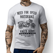 JL Speed Art Tee aimed at fans of Triumph Bonneville T100 Motorbike