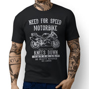 JL Speed Art Tee aimed at fans of Triumph Daytona 650 Motorbike