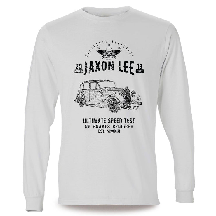 JL Speed Illustration For A Triumph Renown 1952 Motorcar Fan LS-Tshirt