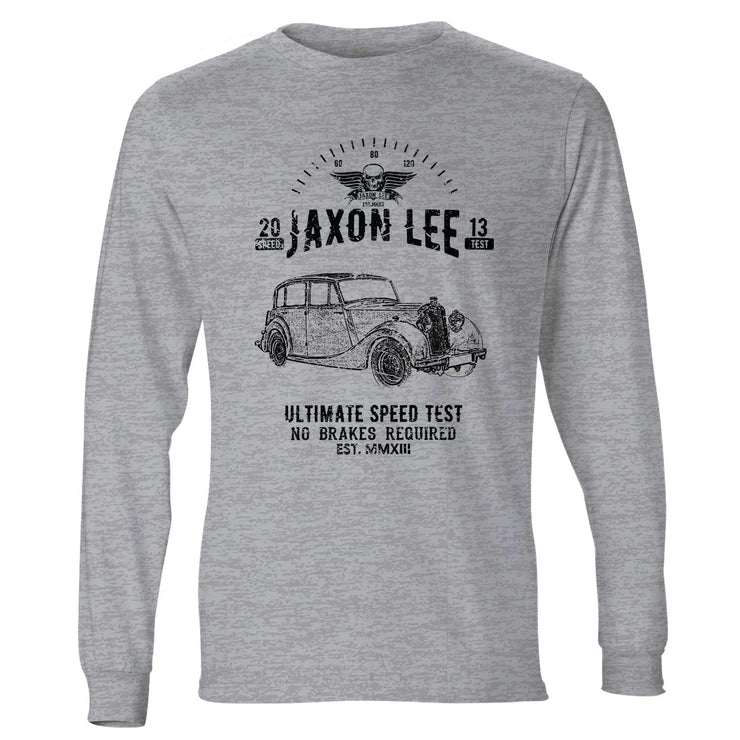 JL Speed Illustration For A Triumph Renown 1952 Motorcar Fan LS-Tshirt