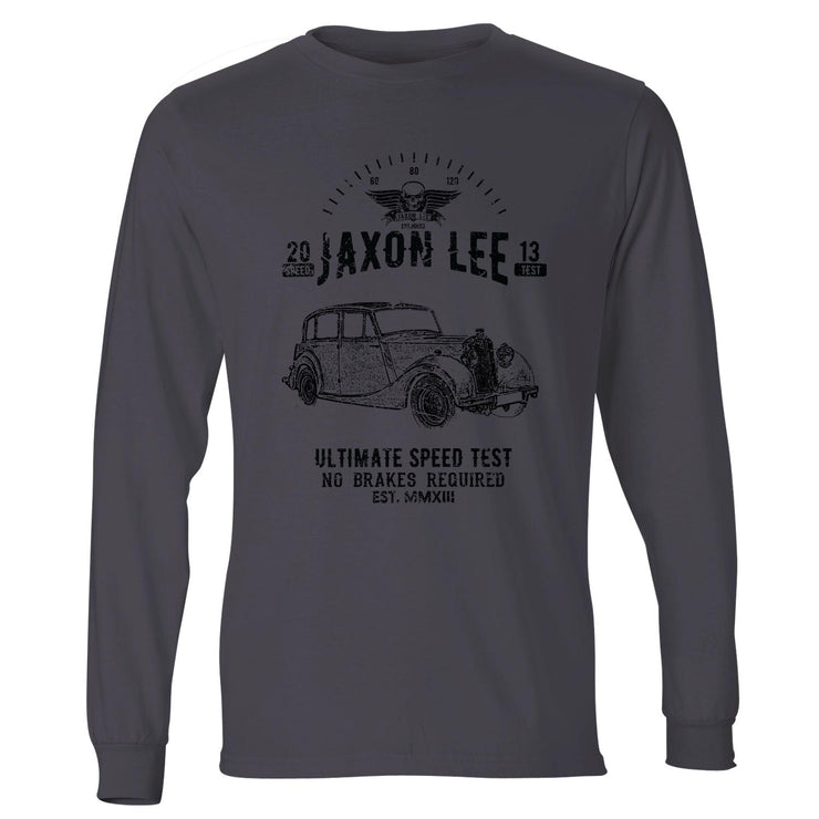 JL Speed Illustration For A Triumph Renown 1952 Motorcar Fan LS-Tshirt