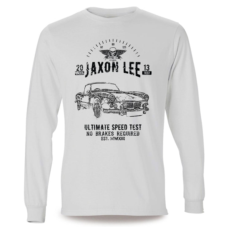 JL Speed Illustration For A Triumph Spitfire Mk2 1965 Motorcar Fan LS-Tshirt