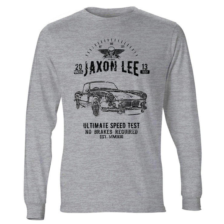 JL Speed Illustration For A Triumph Spitfire Mk2 1965 Motorcar Fan LS-Tshirt
