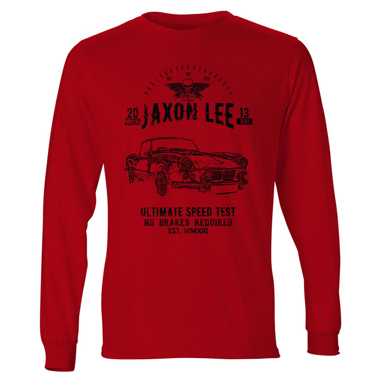 JL Speed Illustration For A Triumph Spitfire Mk2 1965 Motorcar Fan LS-Tshirt