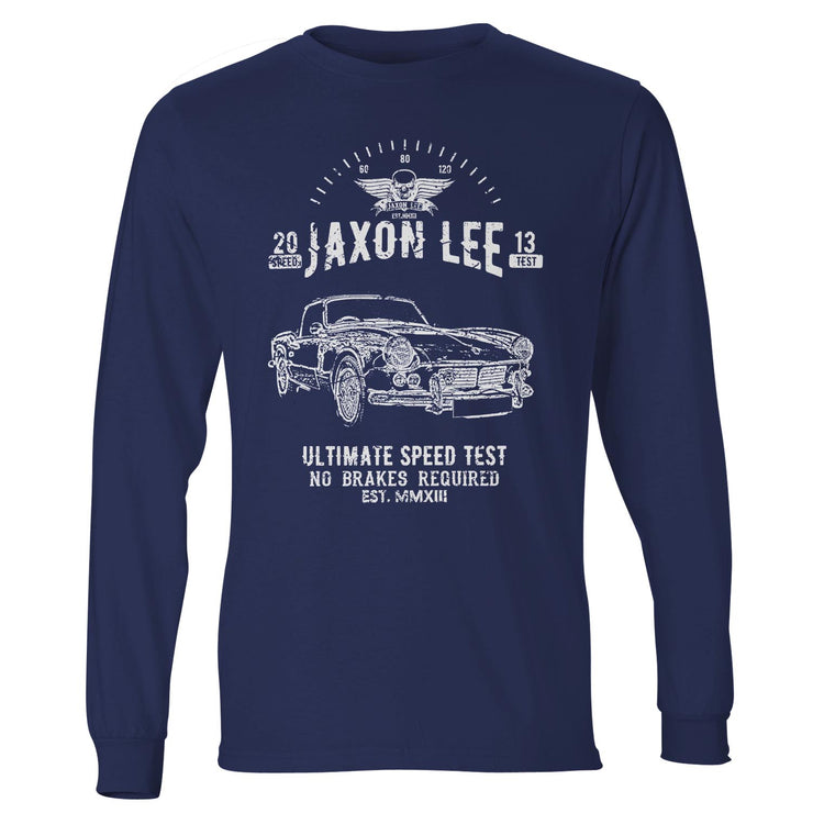 JL Speed Illustration For A Triumph Spitfire Mk2 1965 Motorcar Fan LS-Tshirt