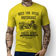 JL Speed Art Tee aimed at fans of Triumph Street Cup Motorbike