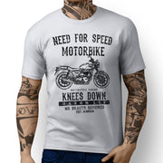 JL Speed Illustration For A Triumph Street Twin Motorbike Fan T-shirt