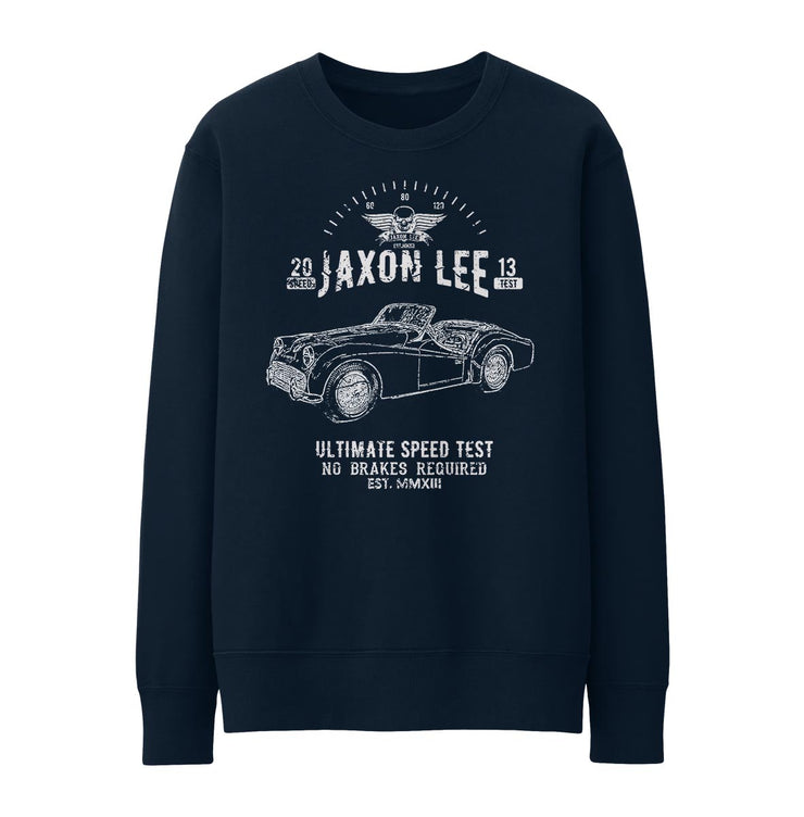 JL Speed Illustration For A Triumph TR3 B 1962 Motorcar Fan Jumper
