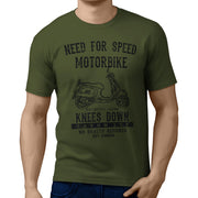 JL Speed Illustration For A Vespa GTS 300 Motorbike Fan T-shirt