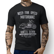 JL Speed Illustration For A Victory Magnum X1 Stealth Edition Motorbike Fan T-sh