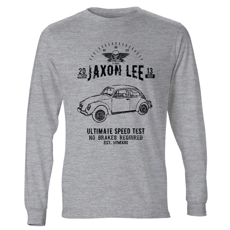 JL Speed illustration for a Volkswagen 1974 Beetle Motorcar fan LS-Tshirt