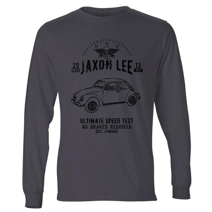 JL Speed illustration for a Volkswagen 1974 Beetle Motorcar fan LS-Tshirt
