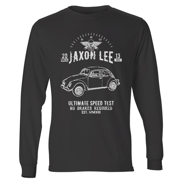 JL Speed illustration for a Volkswagen 1974 Beetle Motorcar fan LS-Tshirt
