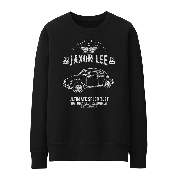 JL Speed illustration for a Volkswagen 1974 Beetle Motorcar fan Jumper