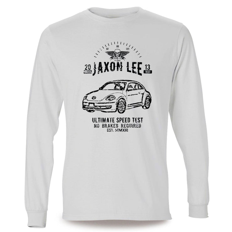 JL Speed illustration for a Volkswagen Beetle 2012 Motorcar fan LS-Tshirt