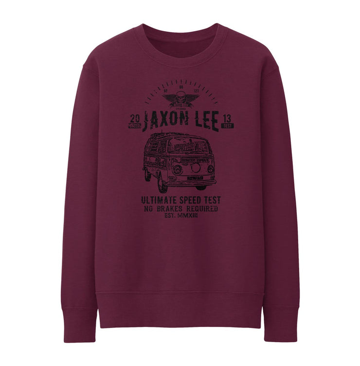 JL Speed illustration for a Volkswagen Campervan 1968 fan Jumper