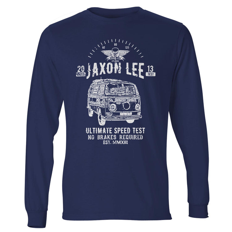 JL Speed illustration for a Volkswagen Campervan 1968 fan LS-Tshirt