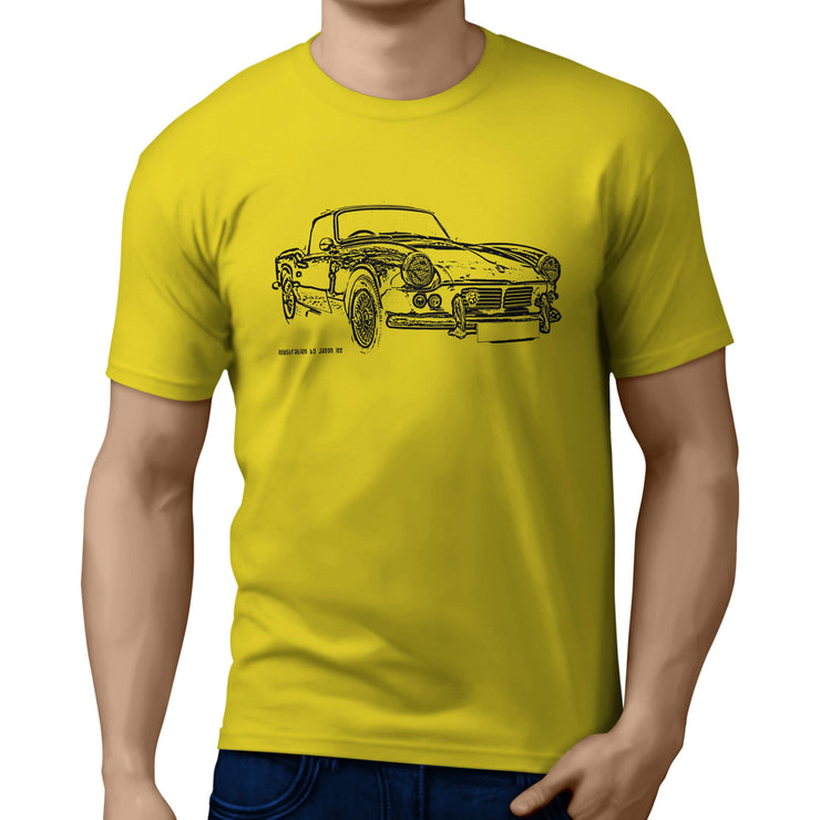 JL Illustration For A Triumph Spitfire Mk2 1965 Motorcar Fan T-shirt