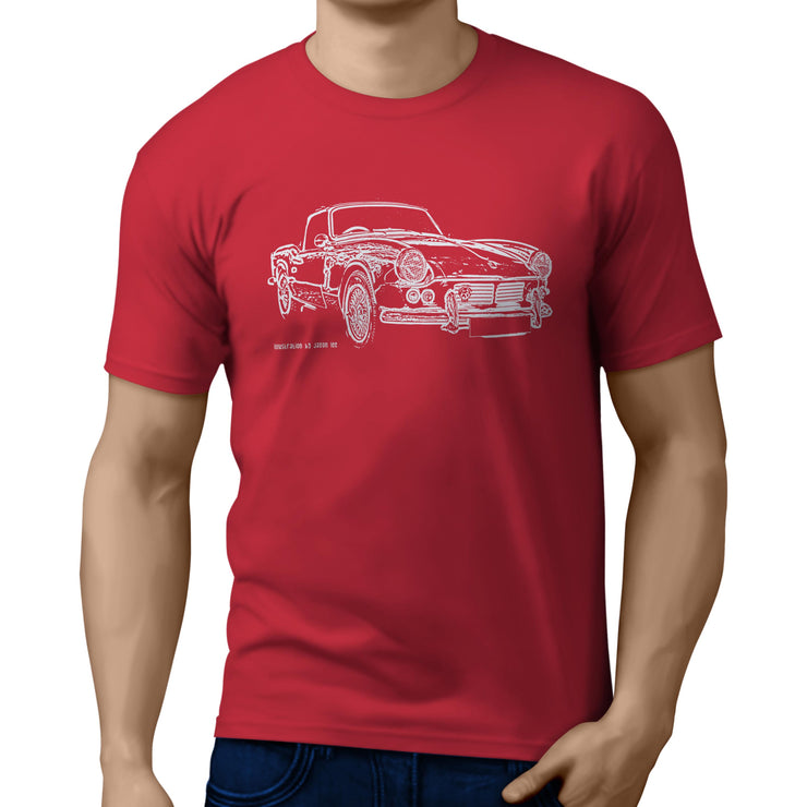 JL Illustration For A Triumph Spitfire Mk2 1965 Motorcar Fan T-shirt